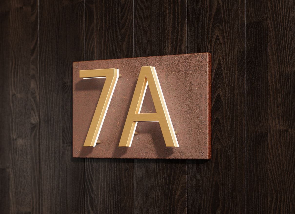 Panel Backplate 10″ Numbers & Letters
