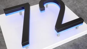 Panel Backplate 10″ Numbers & Letters