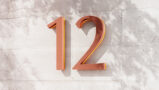 Lighted 10″ House Numbers Classic