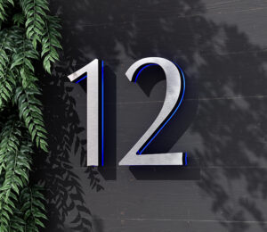 Lighted 10″ House Numbers Classic