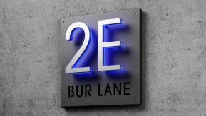 5″ Panel Plaque Sign For Address Sign