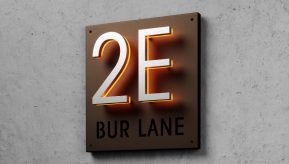 5″ Panel Plaque Sign For Address Sign