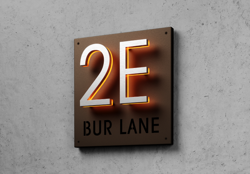 5″ Panel Plaque Sign For Address Sign