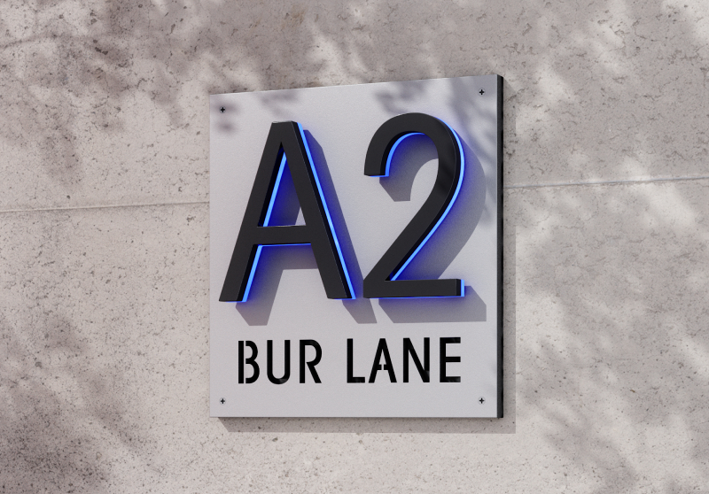 5″ Panel Plaque Sign For Address Sign