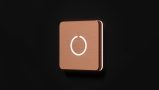 Square Cooper Touch Doorbell Button