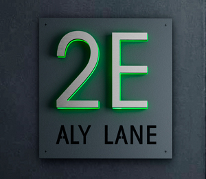 8″ Panel Plaque Sign For Address Sign