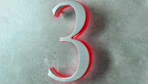Classic 10″ Brushed Lighted Numbers & Letters